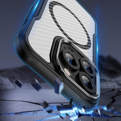 Nakładka Defender Carbon Mag do iPhone 16 Pro Max 6,9" czarna