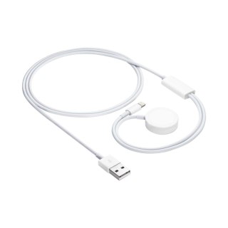 Akyga Kabel do ładowania Apple Watch Ultra 2 / Series 9/8/7/6/5/4/3/2/1 AK-SW-43 złącze Lightning 1m