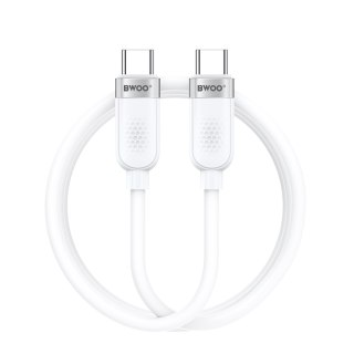 BWOO kabel 65W USB-C - USB-C 1m biały