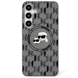 Karl Lagerfeld nakładka HC Magnetic IML Metal Monogram KC Heads do Samsung Galaxy S25 czarna