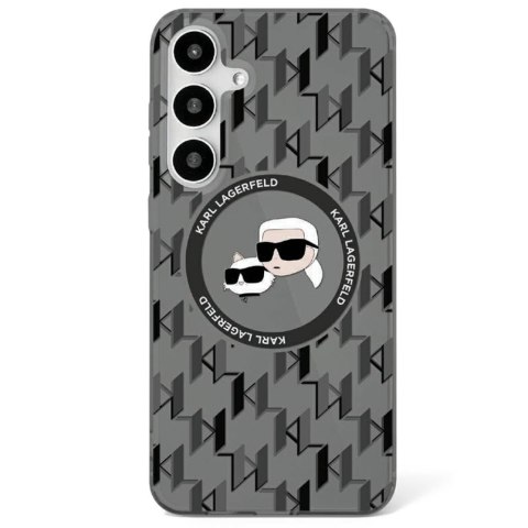 Karl Lagerfeld nakładka HC Magnetic IML Metal Monogram KC Heads do Samsung Galaxy S25 czarna
