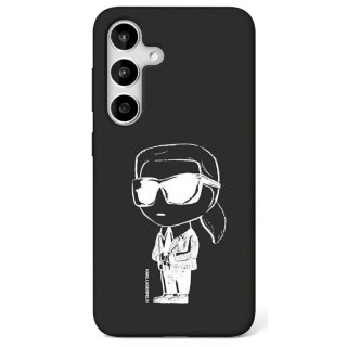 Karl Lagerfeld nakładka HC Magnetic Silicone Graffiti Ikonik do Samsung Galaxy S25 czarna