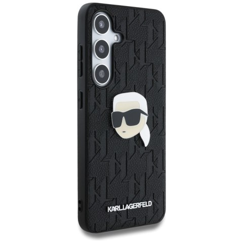 Karl Lagerfeld nakładka HC PU Monogram K. Head Pin do Samsung Galaxy S25 czarna