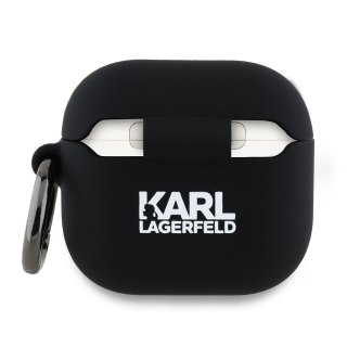 Karl Lagerfeld nakładka do AirPods 4 Silicone Choupette Head 3D Czarna