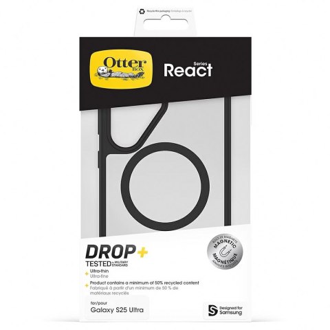 Samsung nakładka React Magnet do Samsung Galaxy S25 Ultra Czarna