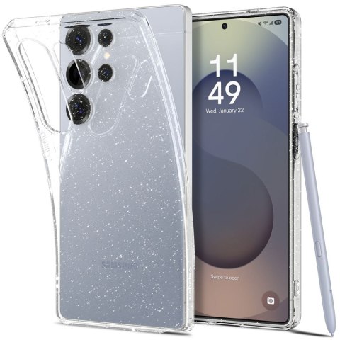 Spigen nakładka Liquid Crystal do Samsung Galaxy S25 Ultra Błyszcząca Przezroczysta