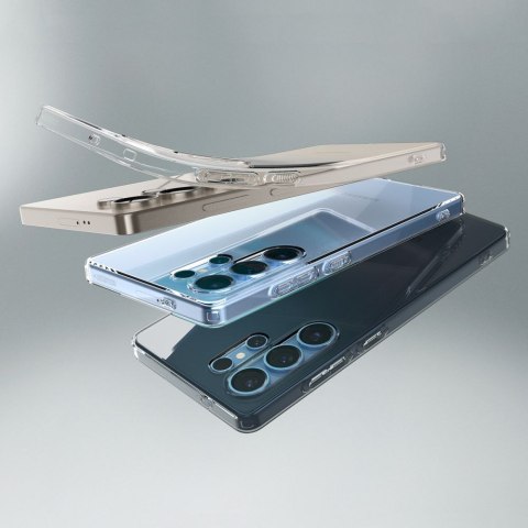 Spigen nakładka Liquid Crystal do Samsung Galaxy S25 Ultra Błyszcząca Przezroczysta