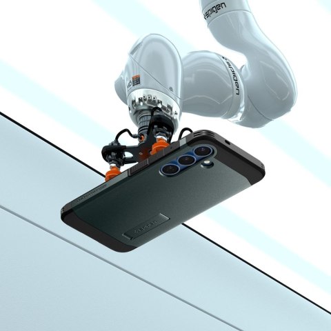 Spigen nakładka Tough Armor MagSafe do Samsung Galaxy S25+ Zielona Otchłań