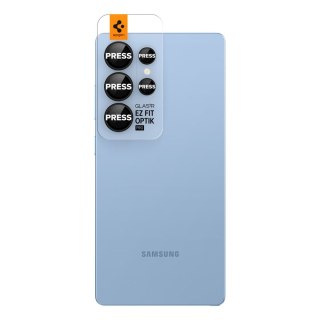Spigen osłona aparatu Optik Pro Glas.Tr "EZ Fit" Camera Protector 2-Pack do Samsung Galaxy S25 Ultra Czarna