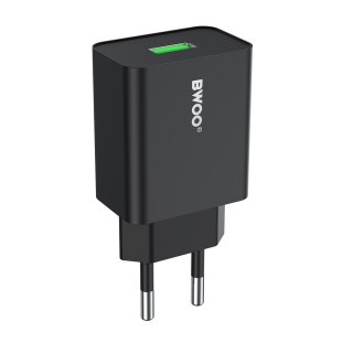 BWOO ładowarka sieciowa CDA249 USB 2,4A, czarna