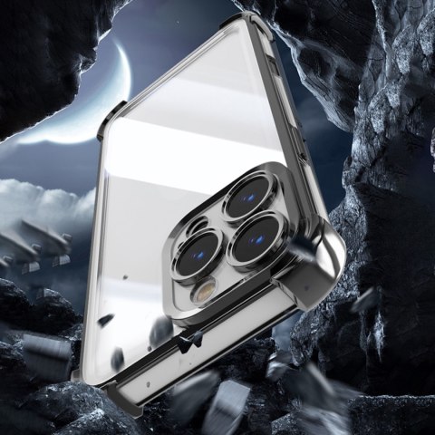 Nakładka Anti Shock Chrome do iPhone 12 6,1" czarna