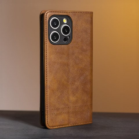 Etui Smart Seam do Xiaomi Redmi Note 14 Pro 5G (Global) brązowe