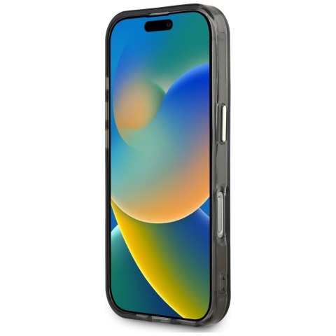 Guess nakładka Hardcase MagSafe IML Metal Mountain Logo do iPhone 16 Pro Max 6,9" Czarna