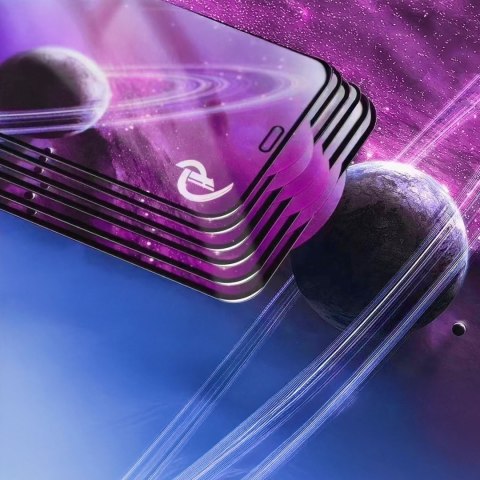 Szkło hartowane 9D do iPhone 13 / 13 Pro / 14 / 16e 6,1" czarna ramka 10w1