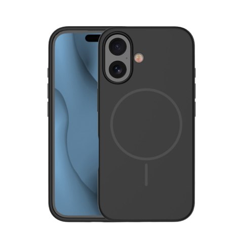 Nakładka Silicone Thin Mag do iPhone 16e czarna