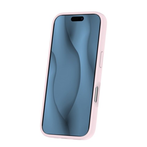 Nakładka Silicone Thin Mag do iPhone 16e jasnoróżowa