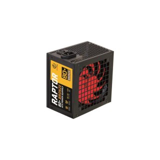 Rebeltec Zasilacz ATX RAPTOR 500W 80+ Bronze, Single Rail, DC-DC