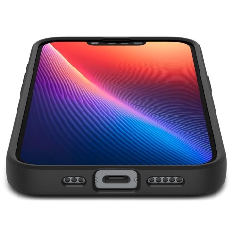 Spigen nakładka Liquid Air do iPhone 16E Czarna Matowa