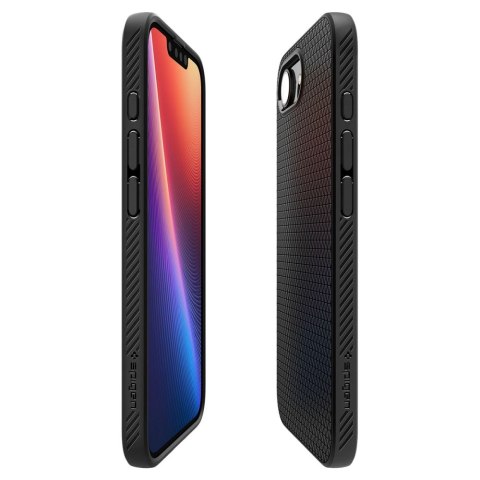 Spigen nakładka Liquid Air do iPhone 16E Czarna Matowa