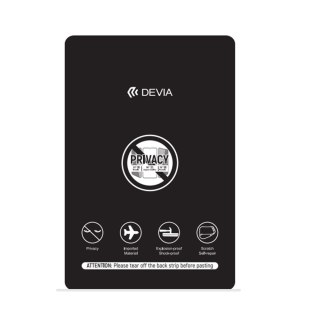 Devia Zestaw folii anticrash prywatyzująca matowa do maszyny tnącej 20szt na smartfony na ekran
