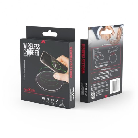 Maxlife ładowarka bezprzewodowa MXWC-02 10W czarna