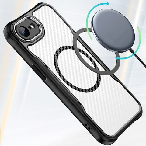Nakładka Defender Carbon Mag do iPhone 16e czarna