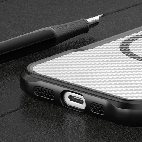 Nakładka Defender Carbon Mag do iPhone 16e czarna