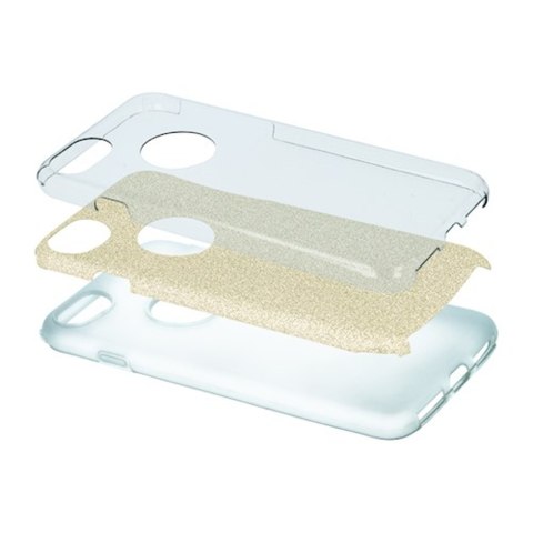 Nakładka Glitter 3w1 do Samsung Galaxy A06 5G złota