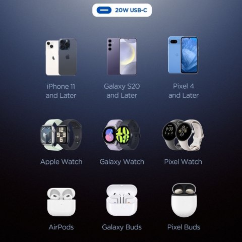 Spigen Ładowarka sieciowa Essential EE201EU 1-Port 20W Czarna