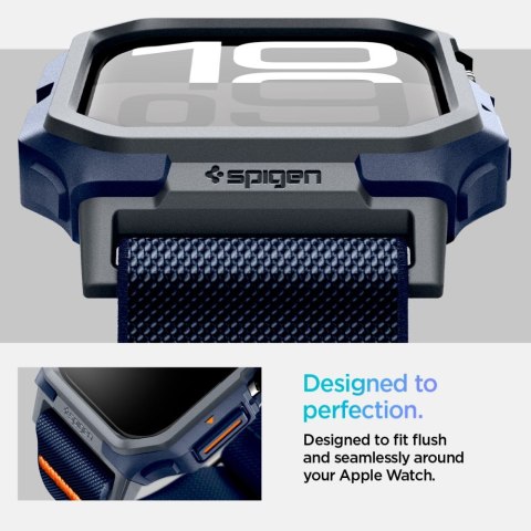 Spigen Nakładka Lite Fit "Pro" do Apple Watch 10 (46mm) Granatowa
