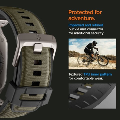 Spigen Pasek DuraPro Armor do Apple Watch 6 / 7 / 8 / 9 / 10 / SE / Ultra 1 / 2 (44 / 45 / 46 / 49mm) Wojskowa Zieleń