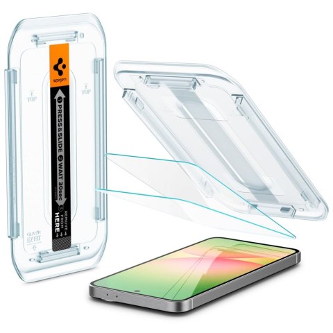 Spigen Szkło hartowane Glas.tR "EZ Fit" 2-Pack do Samsung Galaxy A56 5G / S24 FE Przezroczyste