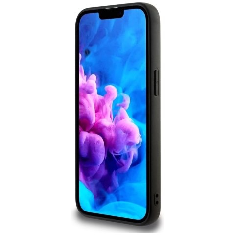 Guess Nakładka HC 4G PU Big Logo do iPhone 16e Czarna