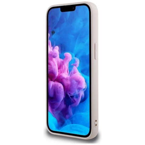 Guess Nakładka HC MagSafe PU 4G Circle with Classic Logo do iPhone 16e Różowa