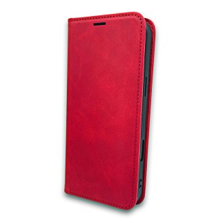 Etui Smart Suede do Samsung Galaxy M16 5G czerwone