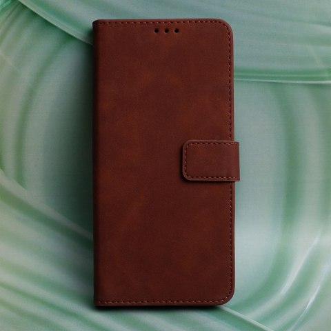 Etui Smart Velvet do Samsung Galaxy M16 5G brązowe