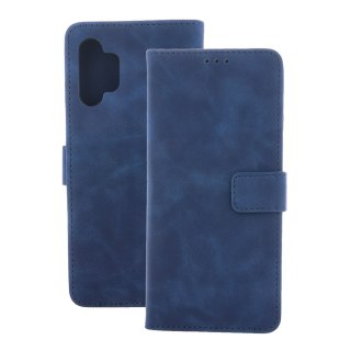 Etui Smart Velvet do Samsung Galaxy M16 5G granatowe