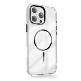 Nakładka Clear Thin Mag do iPhone 15 6,1" czarna