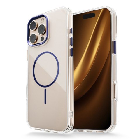 Nakładka Clear Thin Mag do iPhone 16e niebieska