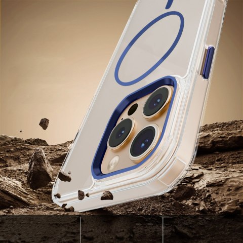 Nakładka Clear Thin Mag do iPhone 16e niebieska