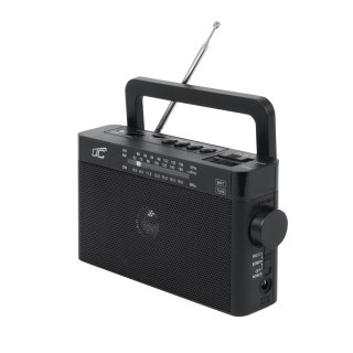 LTC przenośne radio SONA, Bluetooth, USB, TF, czarne