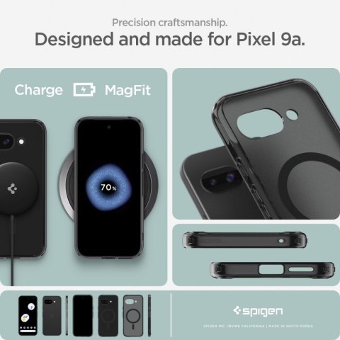 Spigen Nakładka Ultra Hybrid Mag MagSafe do Google Pixel 9a Frost Czarna