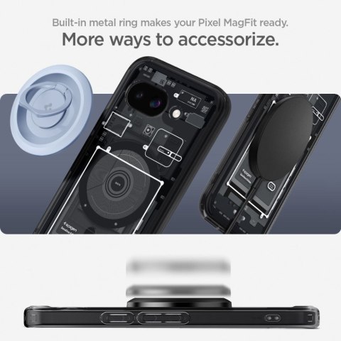 Spigen Nakładka Ultra Hybrid Mag MagSafe do Google Pixel 9a Zero One Czarna