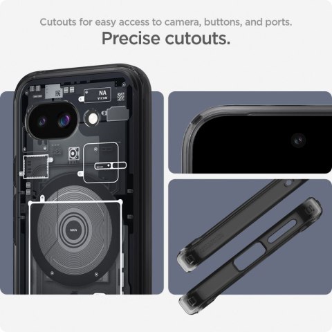 Spigen Nakładka Ultra Hybrid Mag MagSafe do Google Pixel 9a Zero One Czarna