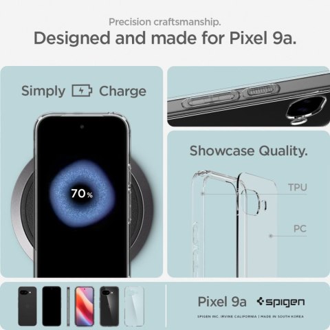 Spigen Nakładka Ultra Hybrid do Google Pixel 9a Krystalicznie Przezroczysta