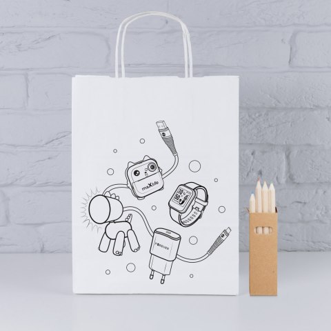 Torba papierowa + kredki