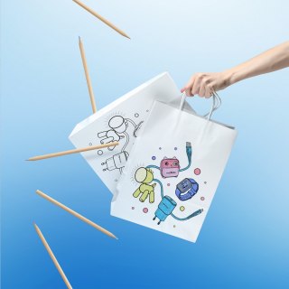 Torba papierowa + kredki