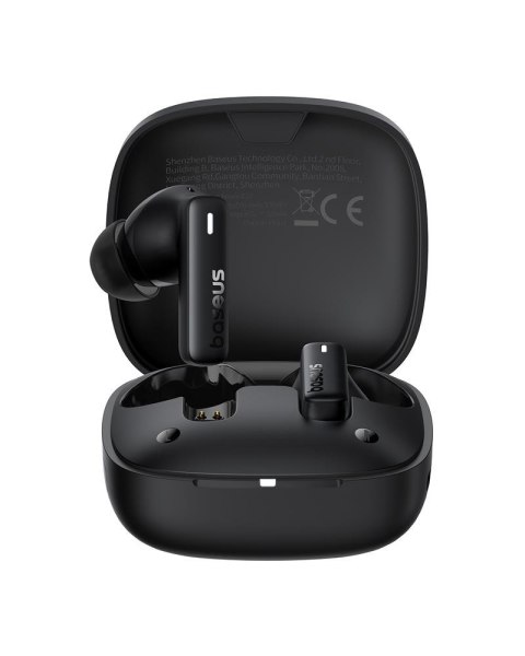Baseus bezprzewodowe słuchawki TWS Bowie E19 czarne