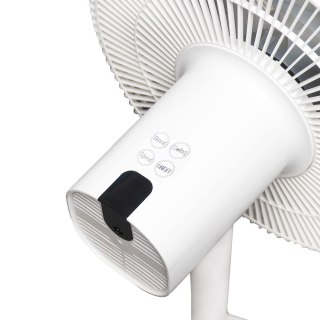 Wentylator stojący WT112 45W 12" cyfrowy wyświetlacz, pilot, oscylacja, biały