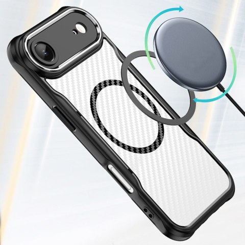 Nakładka Defender Carbon Mag do iPhone 17 Air 6,6" czarna